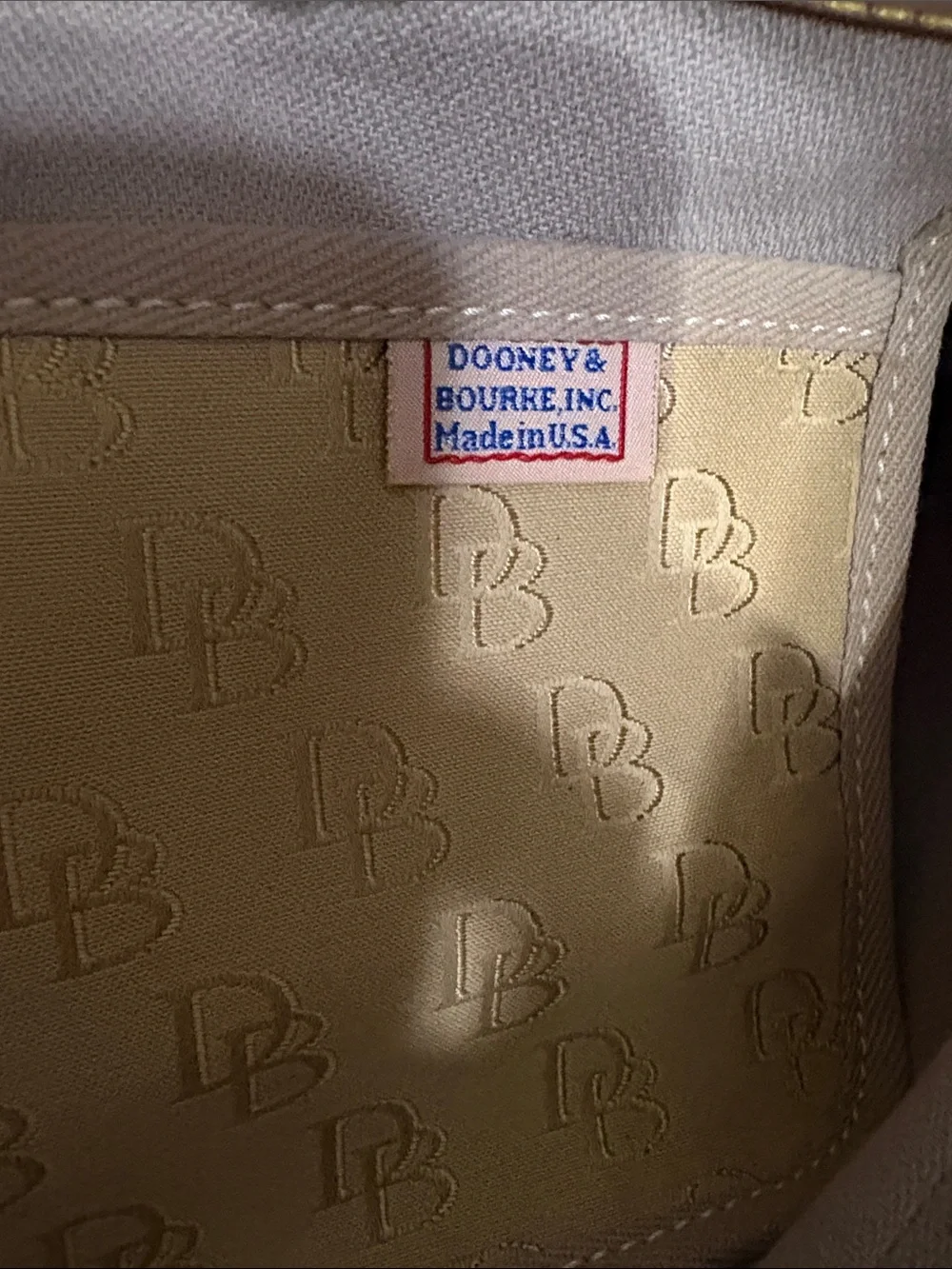 Dooney & Bourke Signature Tassel Tote Bag